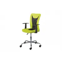fauteuil de bureau avec accoudoirs, réglable en hauteur, rose et noir, 55x54.5x85-95 cm 8052773798495